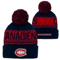 Kinder Mütze Outerstuff Pattern Jacquard Cuff Pom NHL Montreal Canadiens