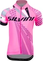 Kinder Radtrikot Silvini Team Pink Cloud