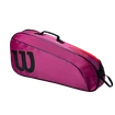 Kinder Schlägertasche Wilson  Junior Racketbag Purple/Red