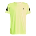 Kinder T-Shirt adidas  B Club 3 Stripes Tee Lucid Lemon 116 cm