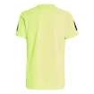 Kinder T-Shirt adidas  B Club 3 Stripes Tee Lucid Lemon