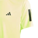 Kinder T-Shirt adidas  B Club 3 Stripes Tee Lucid Lemon
