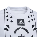 Kinder T-Shirt adidas  Boys Printed Tennis Shirt White