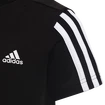 Kinder T-Shirt adidas  Essentials 3-Stripes T-Shirt Black