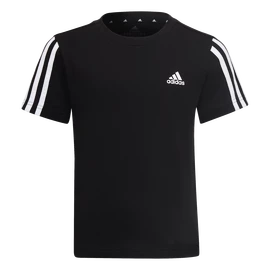 Kinder T-Shirt adidas Essentials 3-Stripes T-Shirt Black
