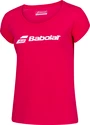 Kinder T-Shirt Babolat Exercise Tee Red