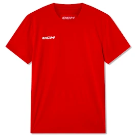 Kinder T-Shirt CCM Lightweight Training Red