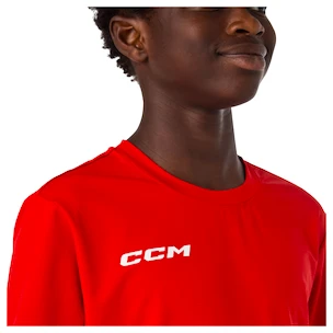 Kinder T-Shirt CCM  Lightweight Training Red XL