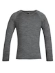 Kinder T-Shirt Icebreaker  K 200 Oasis LS Crewe GRITSTONE HTHR-013