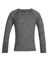 Kinder T-Shirt Icebreaker  K 200 Oasis LS Crewe GRITSTONE HTHR-013