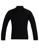 Kinder T-Shirt Icebreaker  K 260 Tech LS Half Zip BLACK