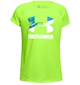Kinder T-Shirt Under Armour Solid Big Logo SS Lime