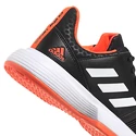 Kinder Tennisschuhe adidas  CourtJam xJ Black/White/Red