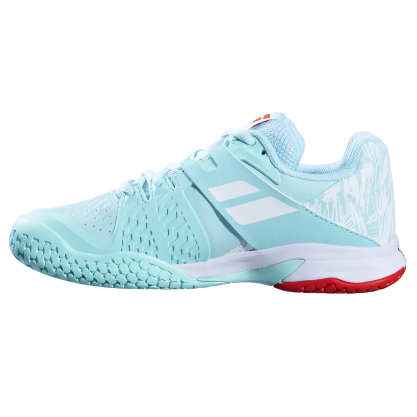 Kinder Tennisschuhe Babolat Propulse All Court Junior Girl Yucca White