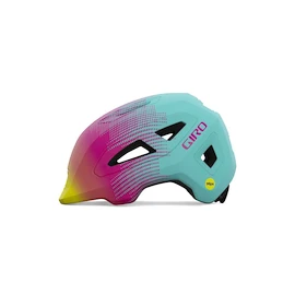 Kinderhelm Giro Scamp II MIPS Mat Teal/Pink Towers