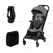 Kinderwagen für Flugreisen Kinderkraft Pilot 2 Platinum Gray