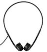 Kopfhörer AfterShokz Sportz Titanium Mikrofon Schwarz