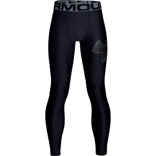 Leggings fur Jungen Under Armour HeatGear Leggings Black XS Sportega
