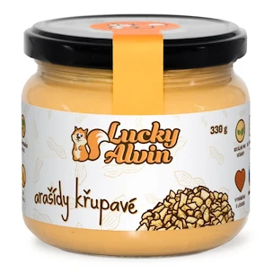 Lucky Alvin  Arašídové máslo neochucené 330 g