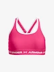 Mädchen Sport BH Under Armour  G Crossback Mid Solid-PNK  M