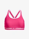 Mädchen Sport BH Under Armour  G Crossback Mid Solid-PNK  M