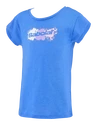 Mädchen T-Shirt Babolat  Exercise Cotton Tee Girl French Blue