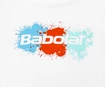 Mädchen T-Shirt Babolat  Exercise Cotton Tee Girl White