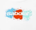 Mädchen T-Shirt Babolat  Exercise Cotton Tee Girl White