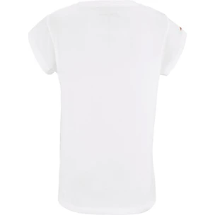 Mädchen T-Shirt Babolat  Exercise Cotton Tee Girl White 8 - 10 Jahre
