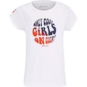 Mädchen T-Shirt Babolat  Exercise Cotton Tee Girl White 8 - 10 Jahre
