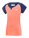 Mädchen T-Shirt Babolat  Play Cap Sleeve Top Fluo Strike