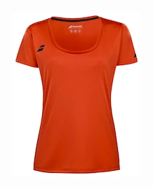 Mädchen T-Shirt Babolat Play Cap Sleeve Top Girl Fiesta Red