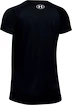 Mädchen T-Shirt Under Armour Big Logo Tee Solid SS Black