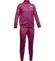 Mädchen Trainingsanzug Under Armour Knit Track Suit Pink