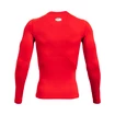 Männer Under Armour HG Armour Comp LS-RED T-Shirt