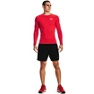 Männer Under Armour HG Armour Comp LS-RED T-Shirt