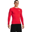 Männer Under Armour HG Armour Comp LS-RED T-Shirt