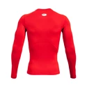 Männer Under Armour HG Armour Comp LS-RED T-Shirt