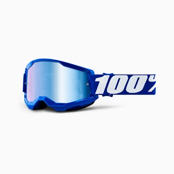 Motocross-Brille 100%  Strata 2 blau