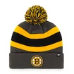 Mütze 47 Brand Breakaway Cuff Knit NHL Boston Bruins Grey
