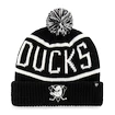 Mütze 47 Brand Calgary Cuff Knit NHL Anaheim Ducks Black