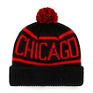 Mütze 47 Brand Calgary Cuff Knit NHL Chicago Blackhawks Black