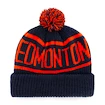 Mütze 47 Brand Calgary Cuff Knit NHL Edmonton Oilers Dark Blue