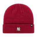 Mütze 47 Brand Centerfield Cuff Knit MLB New York Yankees Cardinal Red