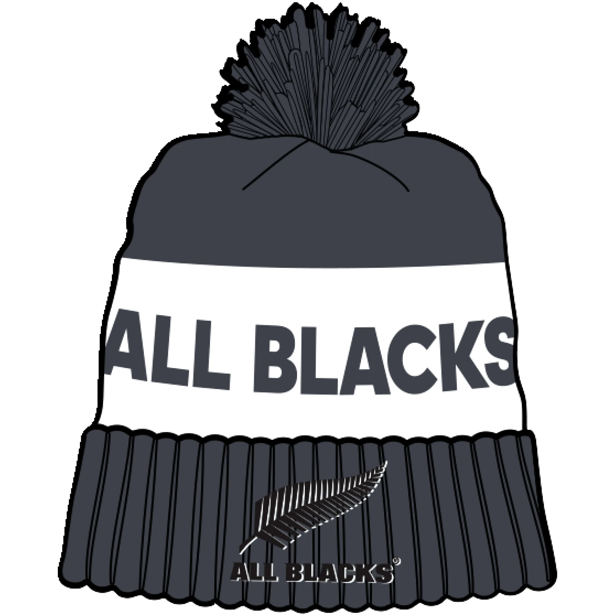 Mutze adidas Print All Blacks BP6042 Sportega