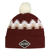 Mütze CCM Outdoor All Outside Pom Knit Madder Brown