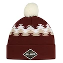 Mütze CCM Outdoor All Outside Pom Knit Madder Brown