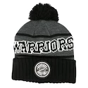 Mütze Mitchell & Ness Reflective Patch Knit NBA Golden State Warriors Black