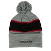 Mütze Mitchell & Ness Team Tone Knit NBA Miami Heat Grey/Black