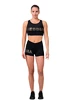 Nebbia Intense Gold Print Shorts 828 schwarz